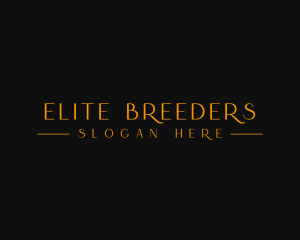 Premium Luxury Gold logo design