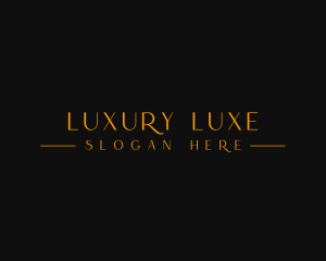 Premium Luxury Gold logo design