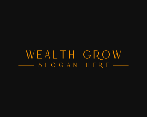 Premium Luxury Gold logo design