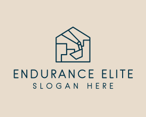 Construction House Excavation logo design