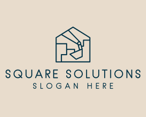 Construction House Excavation logo design