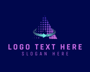 Web Developer - Business Agency Letter A logo design