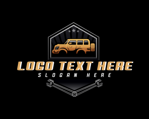 Restoration - Luxury Car Garage logo design