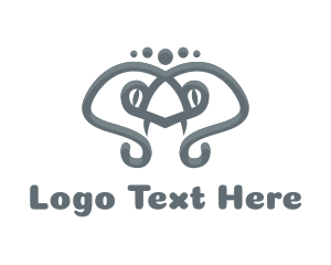 Reptile - Abstract King Cobra Snake logo design