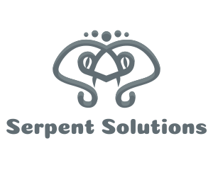Serpent - Abstract King Cobra Snake logo design