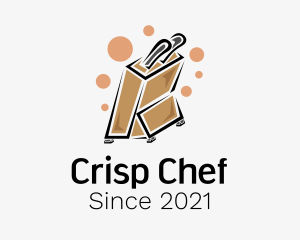 Cooking Kitchen Knives logo design