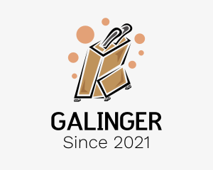 Canteen - Cooking Kitchen Knives logo design