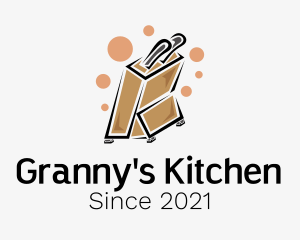 Cooking Kitchen Knives logo design