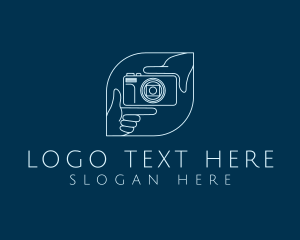Digicam - Photography Camera Hand logo design