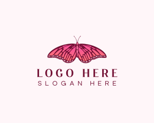 Makeup - Feminine Butterfly Company logo design