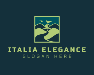 Elegant Golf Tournament logo design