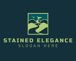 Elegant Golf Tournament logo design