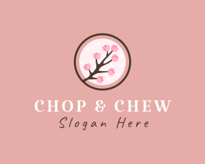Japanese Cherry Blossom  Logo