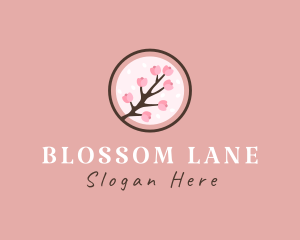 Japanese Cherry Blossom  logo design