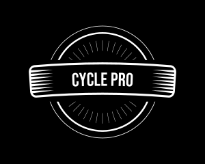 Cycling - Hipster Style Barista logo design