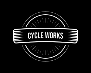 Cycle - Hipster Style Barista logo design