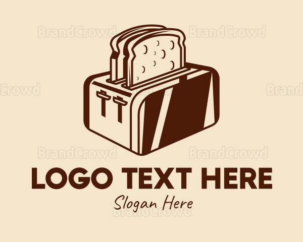 Bread Toaster Appliance Logo