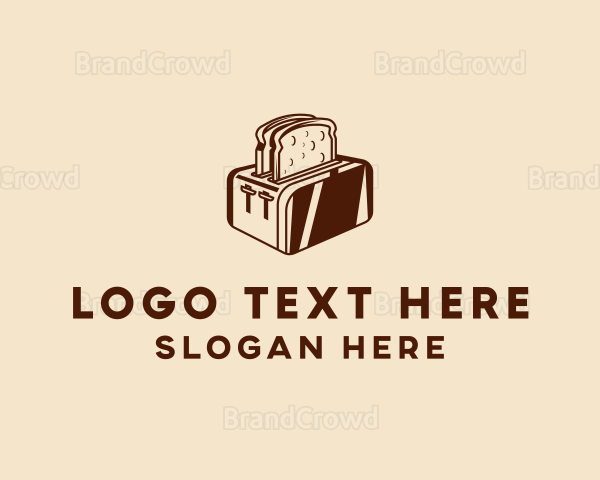 Bread Toaster Appliance Logo