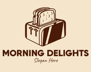 Breakfast - Bread Toaster Appliance logo design