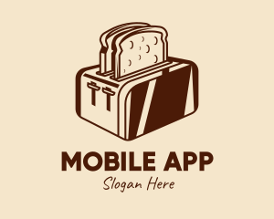 Oven Toaster - Bread Toaster Appliance logo design