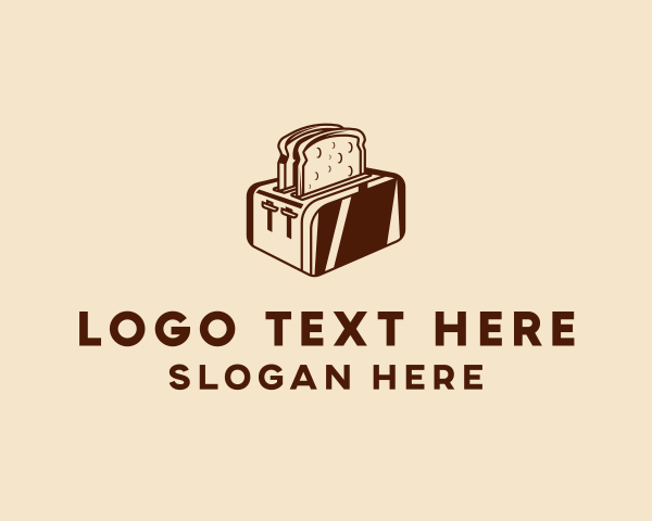 Bread - Bread Toaster Appliance logo design