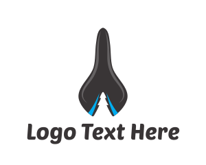 Gray - Mountain Bike Seat logo design