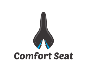 Mountain Bike Seat logo design