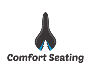 Mountain Bike Seat logo design