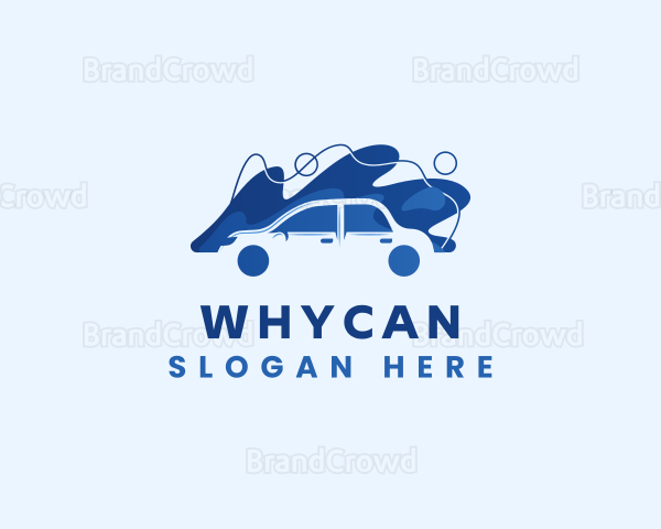 Car Bubble  Wash Logo