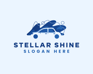 Car Bubble  Wash logo design