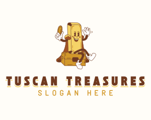 Money Treasure Chest logo design