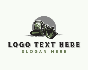 Mining - Mining Skid Steer Construction logo design