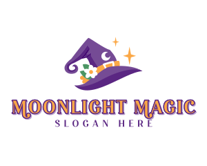 Fantasy Magician Hat logo design