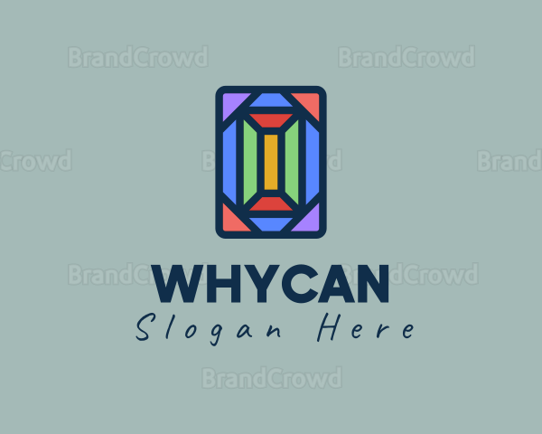 Polygonal Window Mosaic Logo