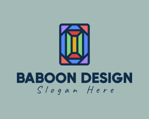 Polygonal Window Mosaic  logo design