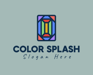 Polygonal Window Mosaic  logo design