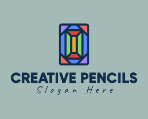 Polygonal Window Mosaic  logo design