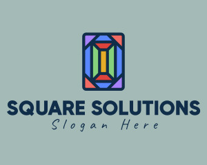 Polygonal Window Mosaic  logo design