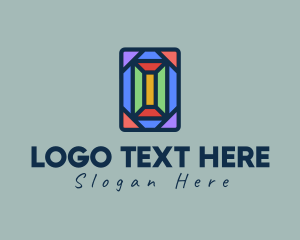 Polygon - Polygonal Window Mosaic logo design