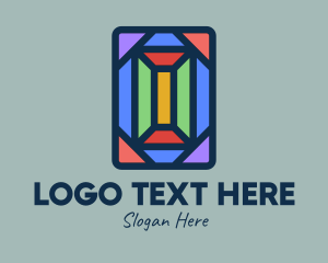 Polygon - Polygonal Window Mosaic logo design
