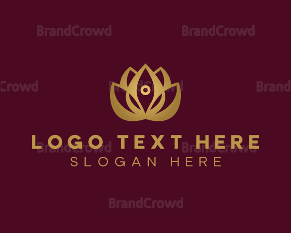 Zen Lotus Flower Logo