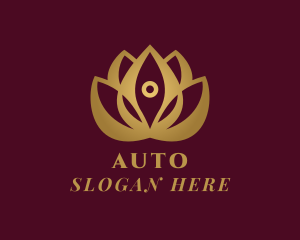 Zen Lotus Flower  Logo