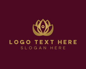 Luxe - Zen Lotus Flower logo design