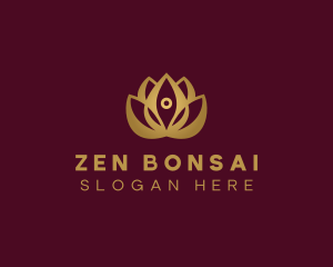 Zen Lotus Flower  logo design