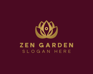 Zen Lotus Flower  logo design