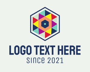Band - Festive Hexagon Pattern logo design