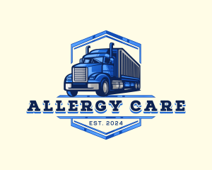 Cargo Truck Shipment logo design