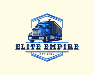 Cargo Truck Shipment logo design