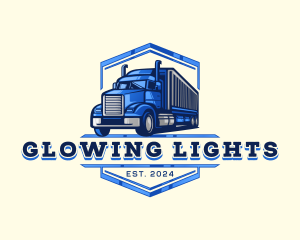 Cargo Truck Shipment logo design