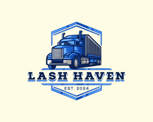 Cargo Truck Shipment logo design